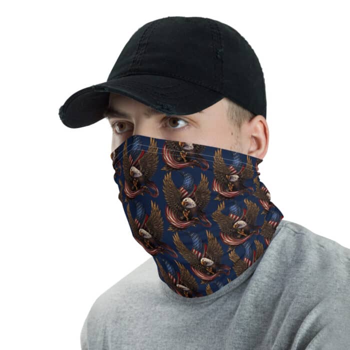 Eagle and Flag Neck Gaiter - Image 2