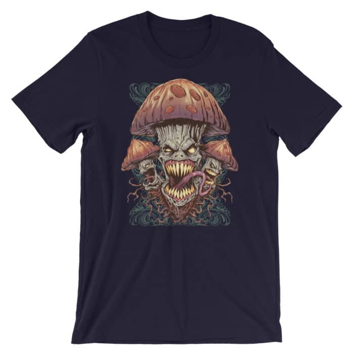 Evil Mushroom - Short-Sleeve Unisex T-Shirt - Image 6