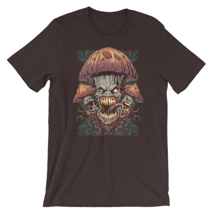 Evil Mushroom - Short-Sleeve Unisex T-Shirt - Image 2