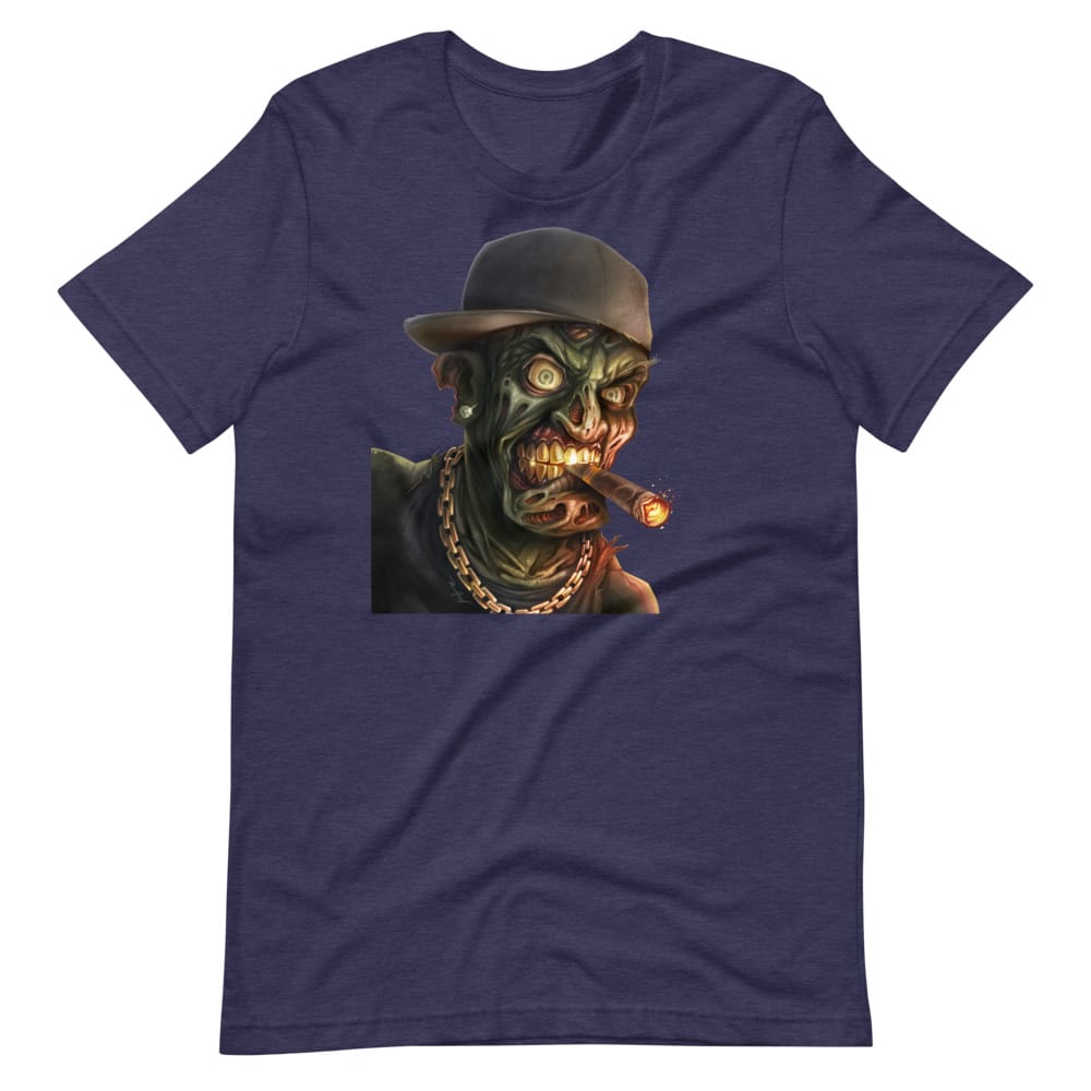 黒 24AW doublet ZOMBIE SILHOUETTE T-SHIRT Doublet Black Aoyama Rock Zombie T-Shirt Doublet
