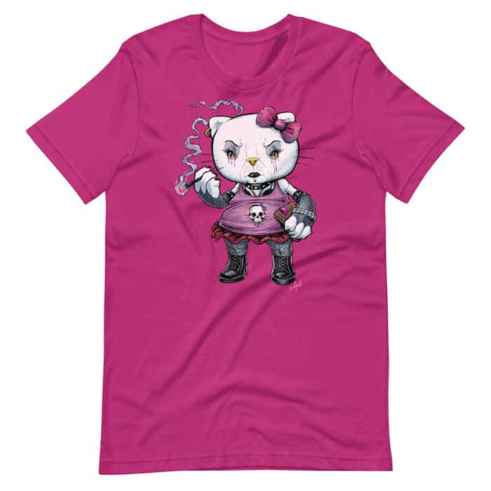 Goth Kitty - Short-Sleeve Unisex T-Shirt