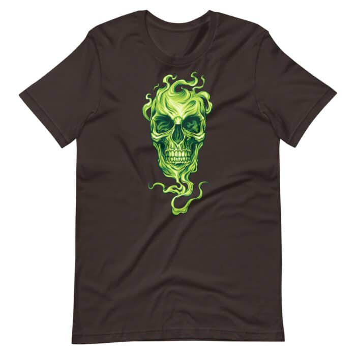 Smoke Skull - Short-Sleeve Unisex T-Shirt - Image 4