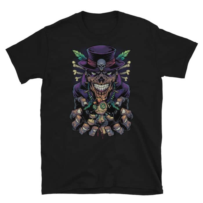 Witch Dr with Voodoo doll Short-Sleeve Unisex T-Shirt