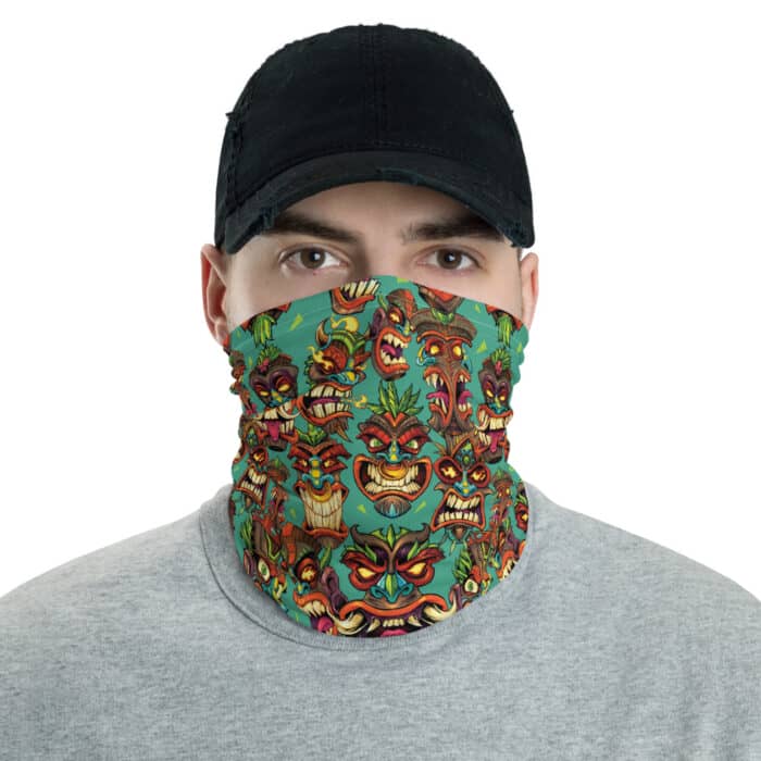 Tiki Head Neck Gaiter