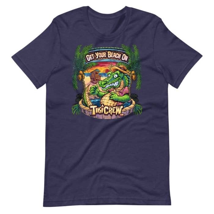 Gator on the Beach - Short-Sleeve Unisex T-Shirt - Image 4