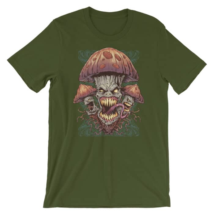 Evil Mushroom - Short-Sleeve Unisex T-Shirt