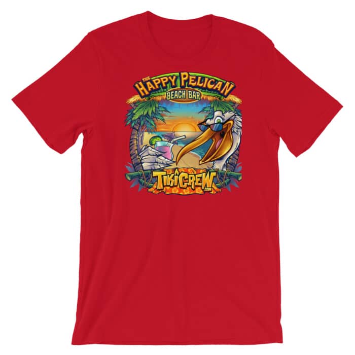 The Happy Pelican - Short-Sleeve Unisex T-Shirt - Image 16