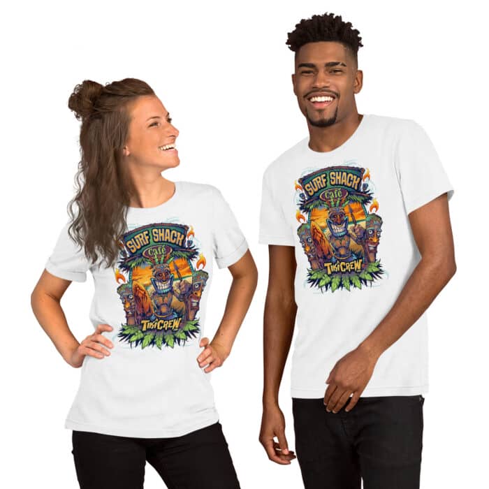 Surf Shack Cafe - Short-Sleeve Unisex T-Shirt - Image 2