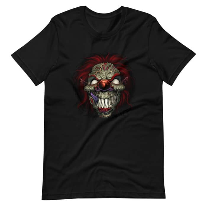 Evil Clown - Short-Sleeve Unisex T-Shirt - Image 3