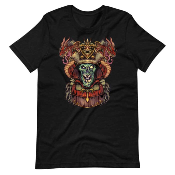 Zombie Samurai - Short-Sleeve Unisex T-Shirt - Image 3