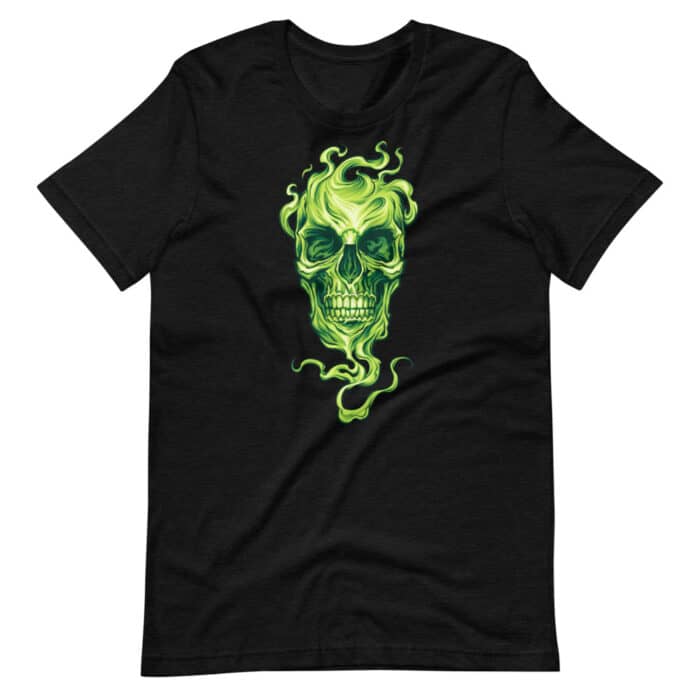 Smoke Skull - Short-Sleeve Unisex T-Shirt - Image 5