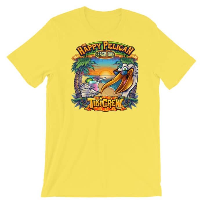 The Happy Pelican - Short-Sleeve Unisex T-Shirt - Image 15