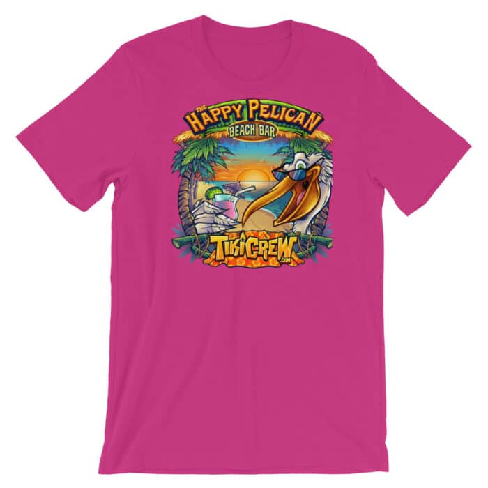 The Happy Pelican - Short-Sleeve Unisex T-Shirt - Image 17