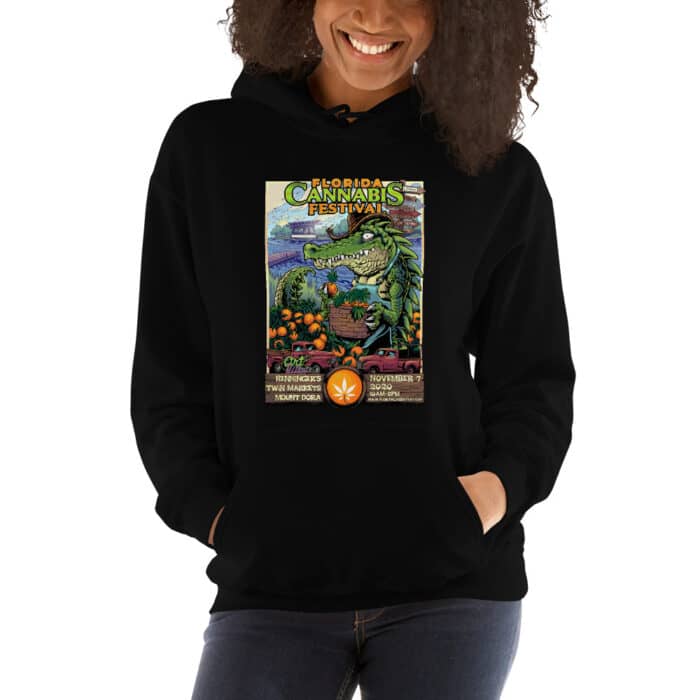 Florida Cannabis Festival Unisex Hoodie - Image 4