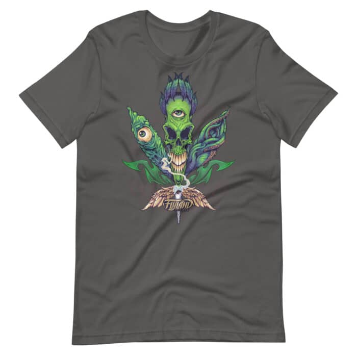 Cannabis Skull Short-Sleeve Unisex T-Shirt