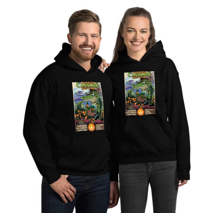 Florida Cannabis Festival Unisex Hoodie - Image 3