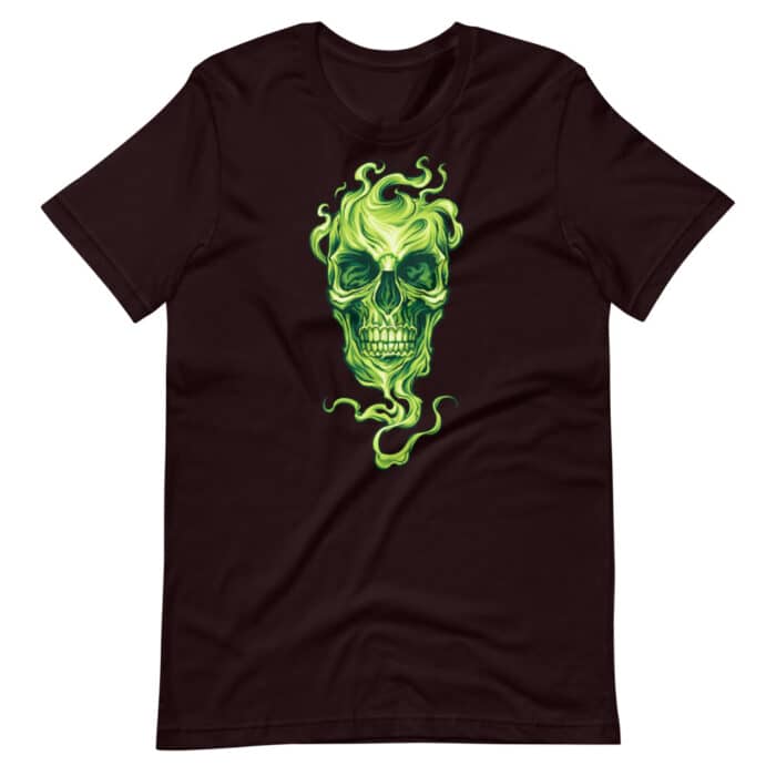 Smoke Skull - Short-Sleeve Unisex T-Shirt - Image 8