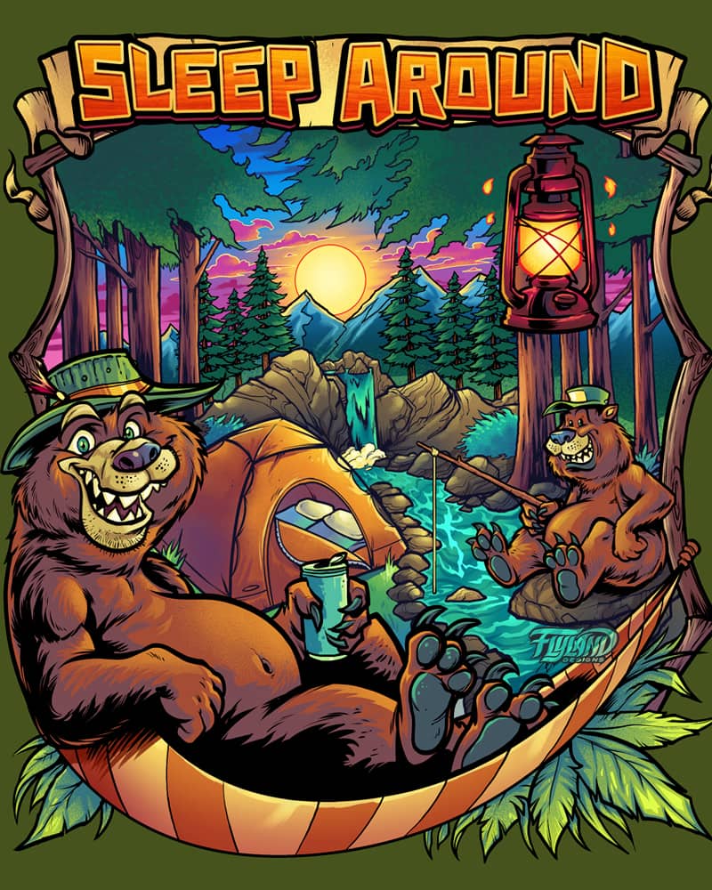 Camping Animals Designs