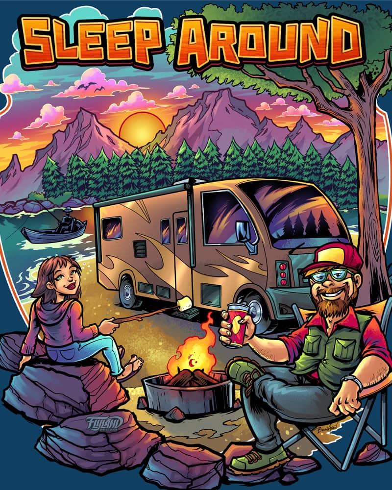 Camping Animals Designs