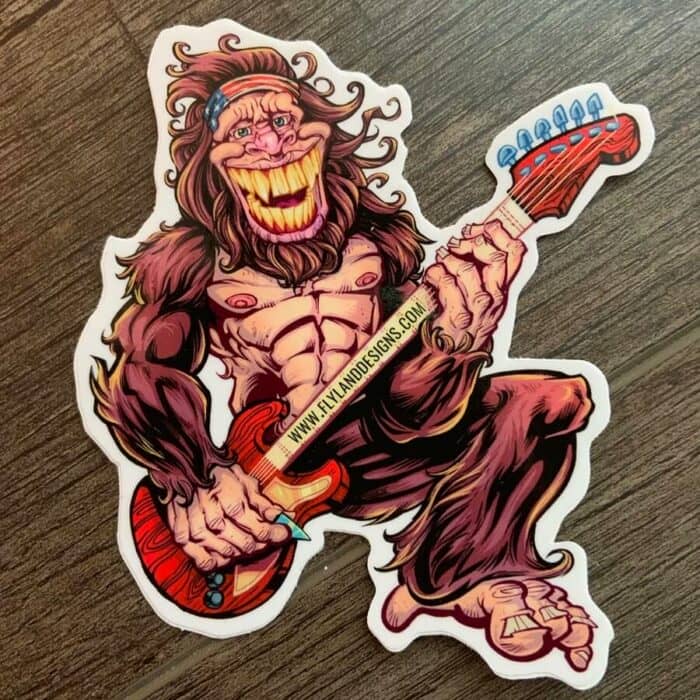 Sasquatch Vinyl Sticker - Image 2