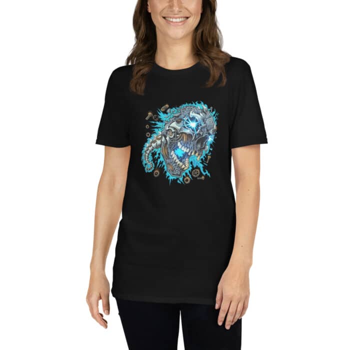 Metal Skull Short-Sleeve Unisex T-Shirt - Image 2