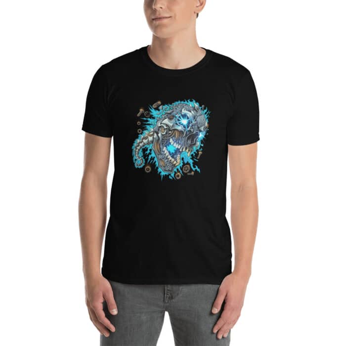 Metal Skull Short-Sleeve Unisex T-Shirt - Image 3