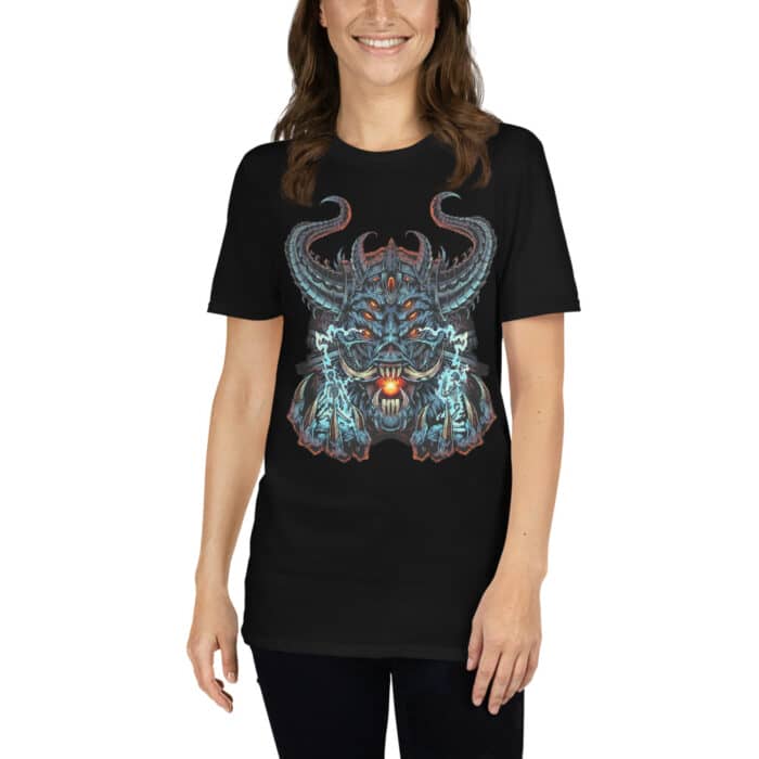 Electric Demon Short-Sleeve Unisex T-Shirt - Image 3