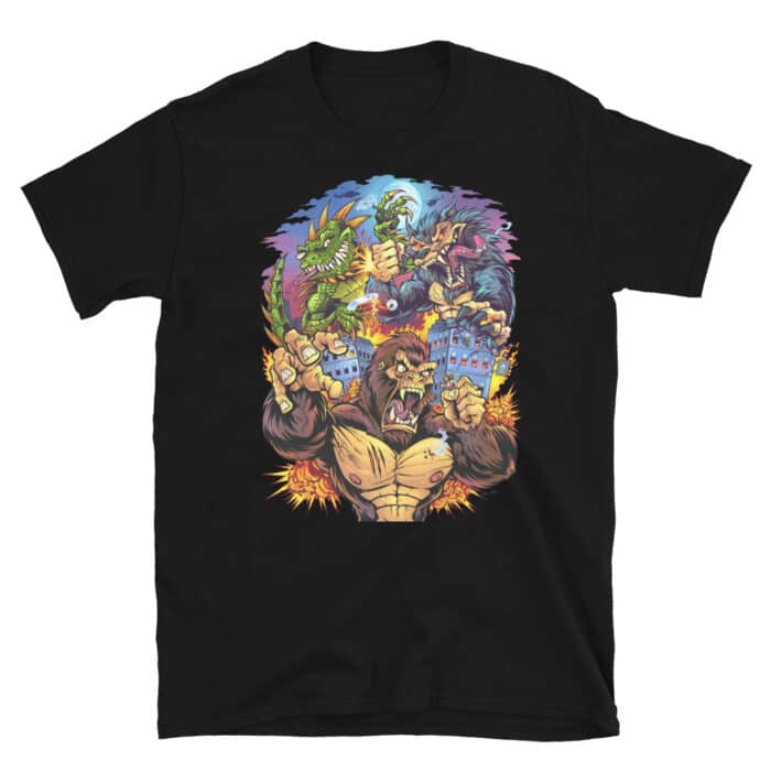 Rampage Monsters Tribute Short-Sleeve Unisex T-Shirt - Image 4