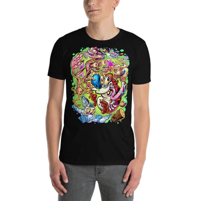 Ren and Stimpy Tribute  Short-Sleeve Unisex T-Shirt - Image 2