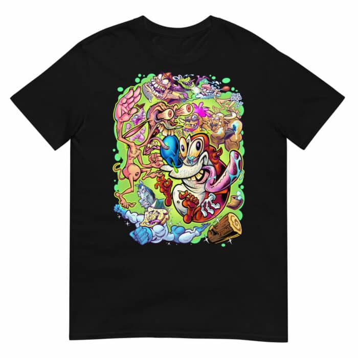 Ren and Stimpy Tribute  Short-Sleeve Unisex T-Shirt - Image 6