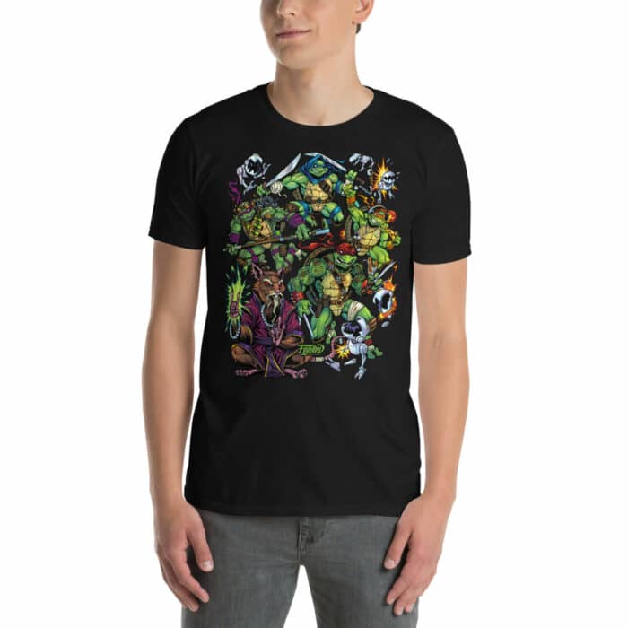 TMNT Heroes Parody Short-Sleeve Unisex T-Shirt - Image 2