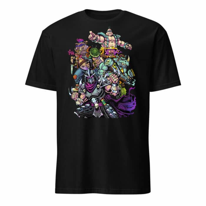 TMNT Villains Parody Short-Sleeve Unisex T-Shirt - Image 2