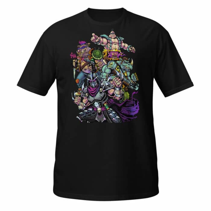 TMNT Villains Parody Short-Sleeve Unisex T-Shirt - Image 3