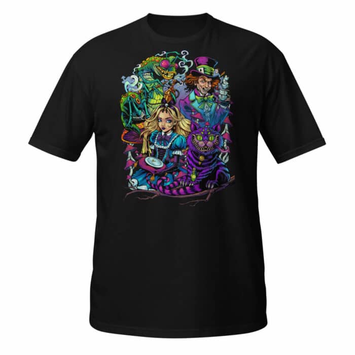 Alice In Wonderland Short-Sleeve Unisex T-Shirt - Image 2