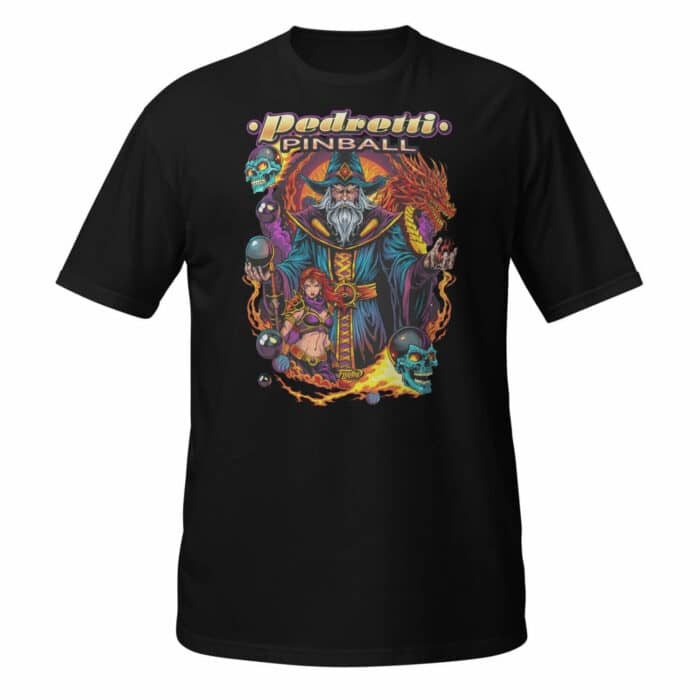 Pinball Wizard Pedretti Pinball Short-Sleeve Unisex T-Shirt