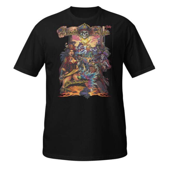 Black Rose Short-Sleeve Unisex T-Shirt