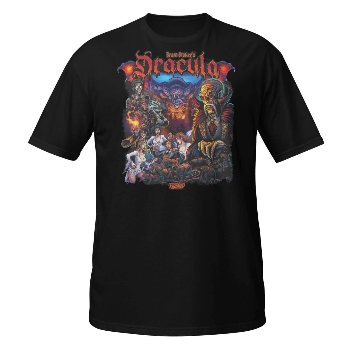 Bram Stokers Dracula Short-Sleeve Unisex T-Shirt - Flyland Designs