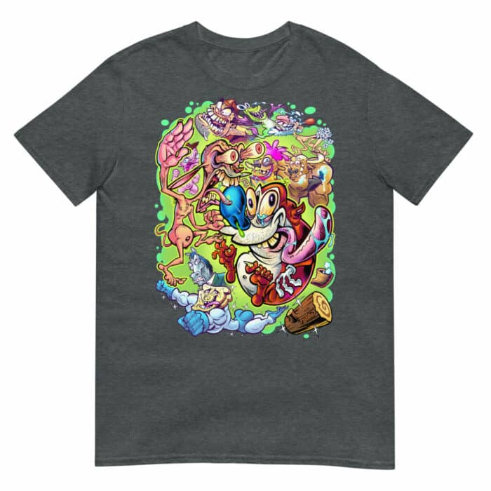 Ren and Stimpy Tribute  Short-Sleeve Unisex T-Shirt - Image 8