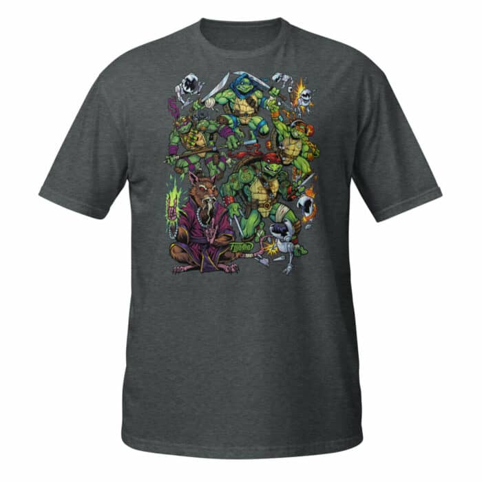 TMNT Heroes Parody Short-Sleeve Unisex T-Shirt - Image 6