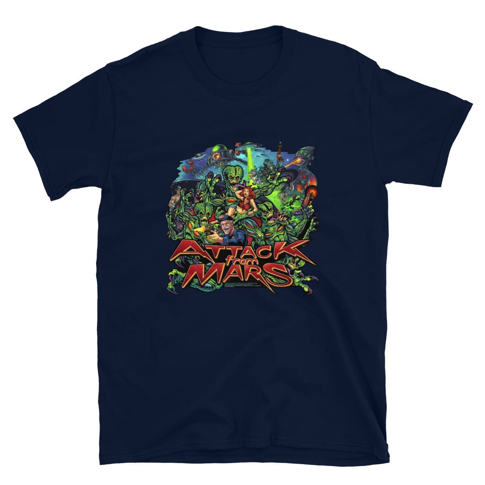 Attack From Mars Short-Sleeve Unisex T-Shirt - Flyland Designs