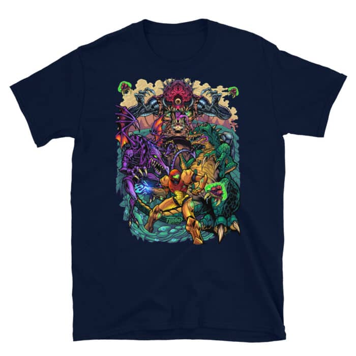 Metroid Short-Sleeve Unisex T-Shirt - Image 5