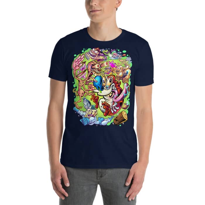 Ren and Stimpy Tribute  Short-Sleeve Unisex T-Shirt - Image 5