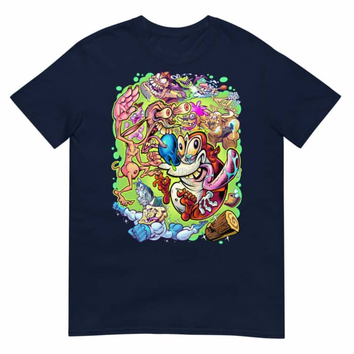 Ren and Stimpy Tribute  Short-Sleeve Unisex T-Shirt - Image 7