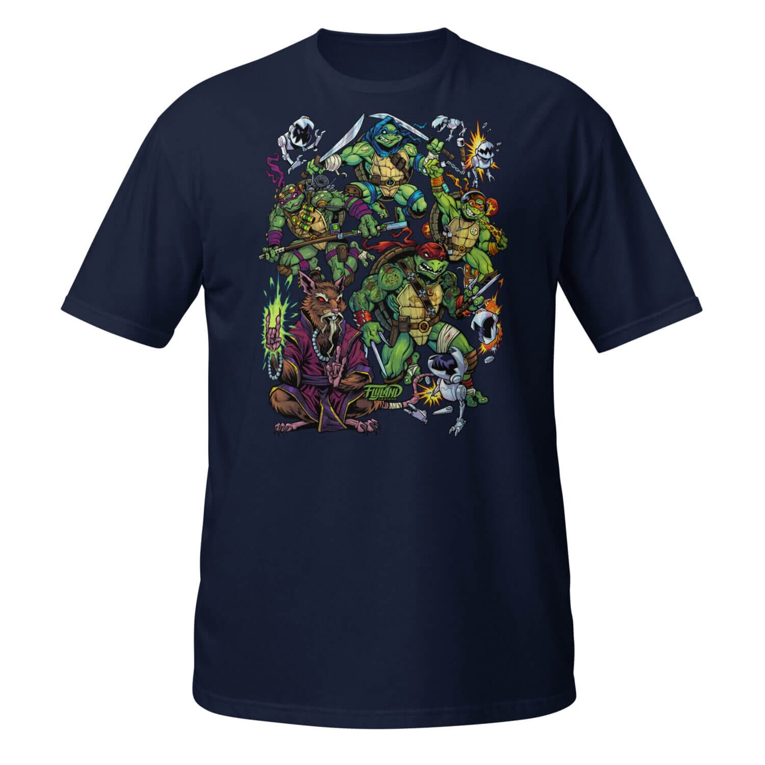 TMNT Heroes Parody Short-Sleeve Unisex T-Shirt - Flyland Designs