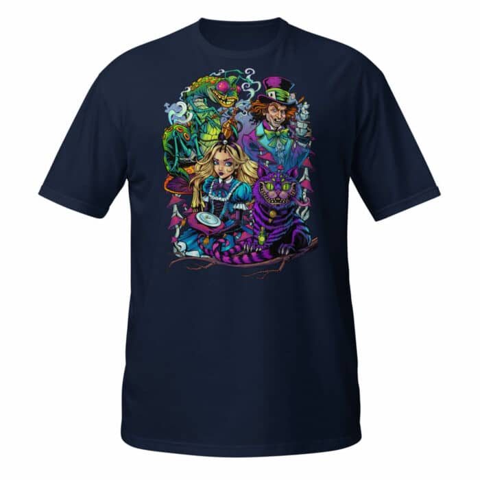 Alice In Wonderland Short-Sleeve Unisex T-Shirt - Image 3