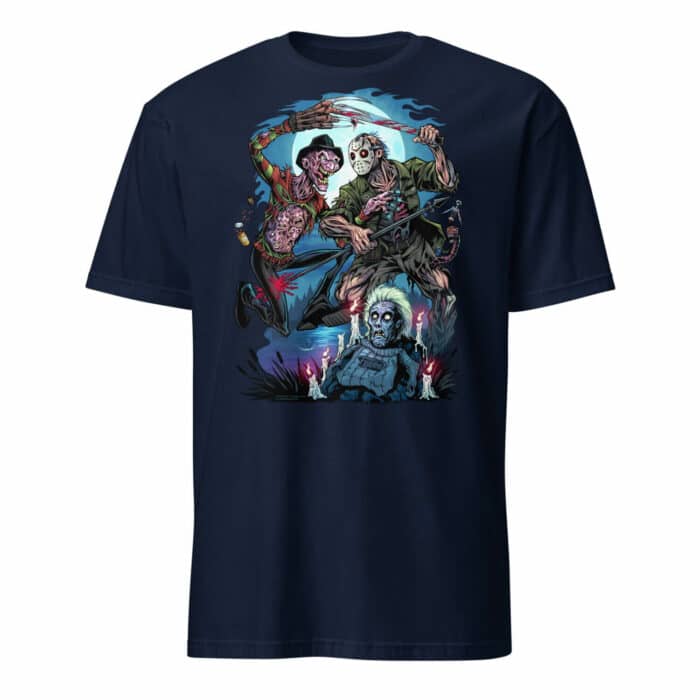 Freddy Vs Jason Short-Sleeve Unisex T-Shirt - Image 3