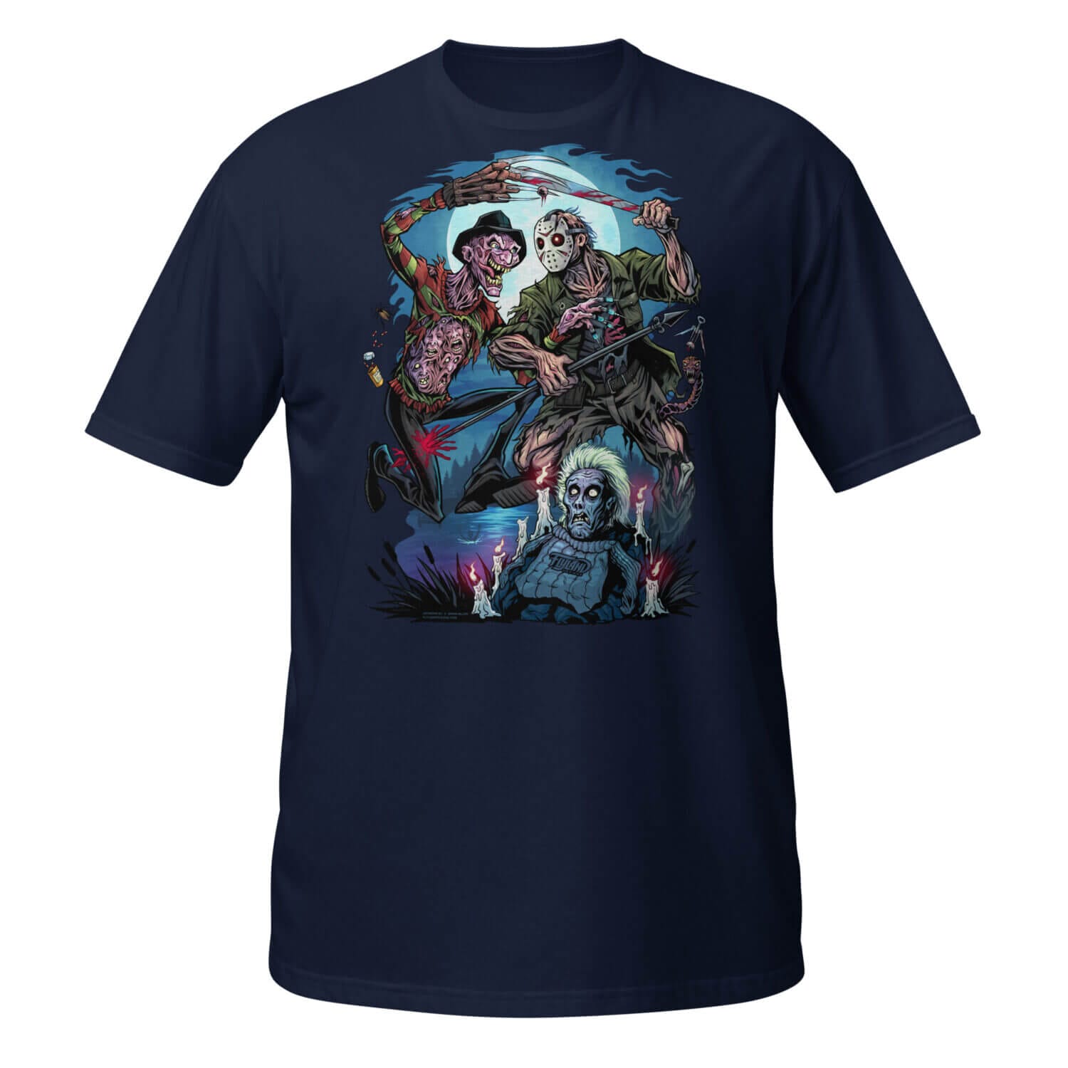 Freddy Vs Jason Short-Sleeve Unisex T-Shirt - Flyland Designs