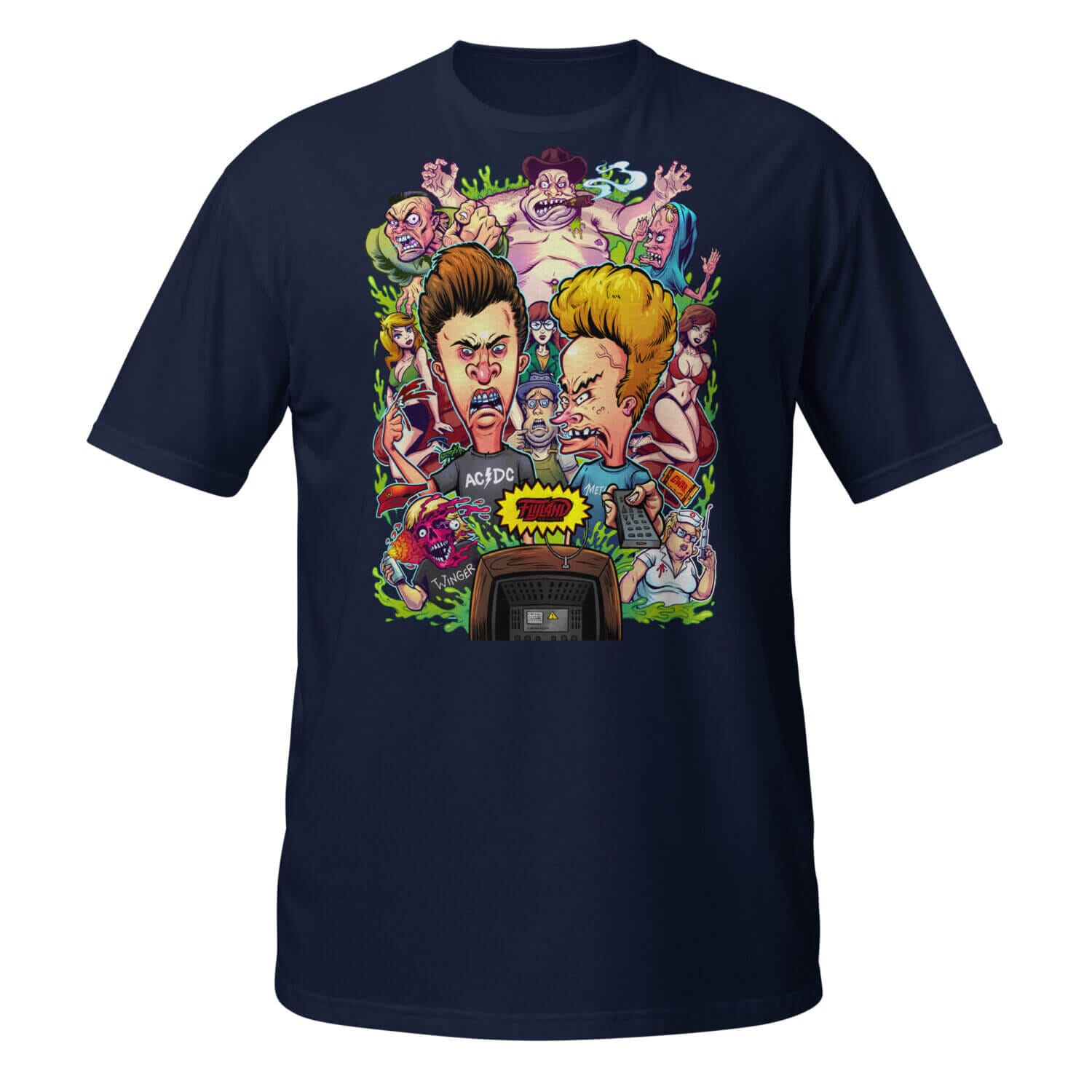 BEAVIS AND BUTTHEAD NERDY BY NATURE Tシャツ Beavis ＆ Butthead/Nerdy By Nature Tee | BINGOST