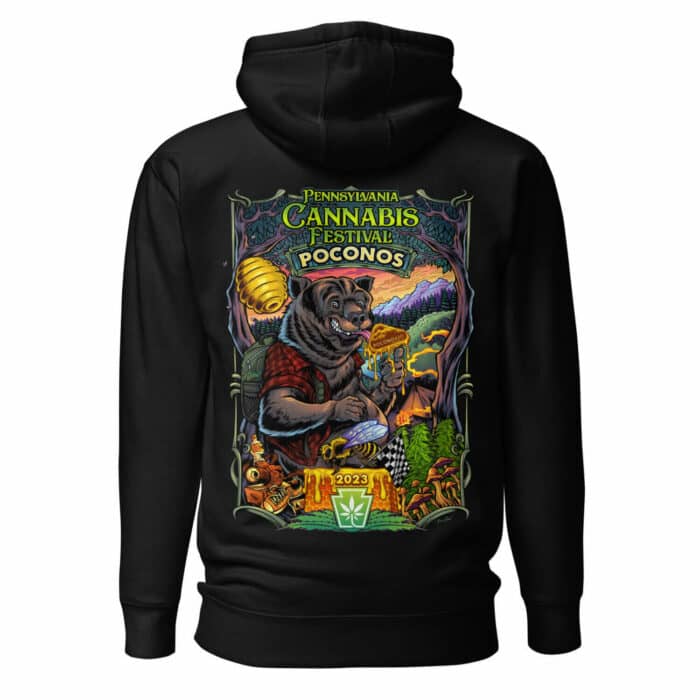 Pa Cannabis 2023 Unisex Hoodie - Image 2