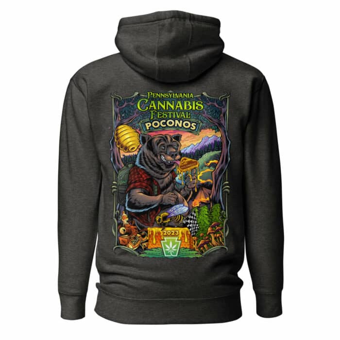 Pa Cannabis 2023 Unisex Hoodie - Image 4